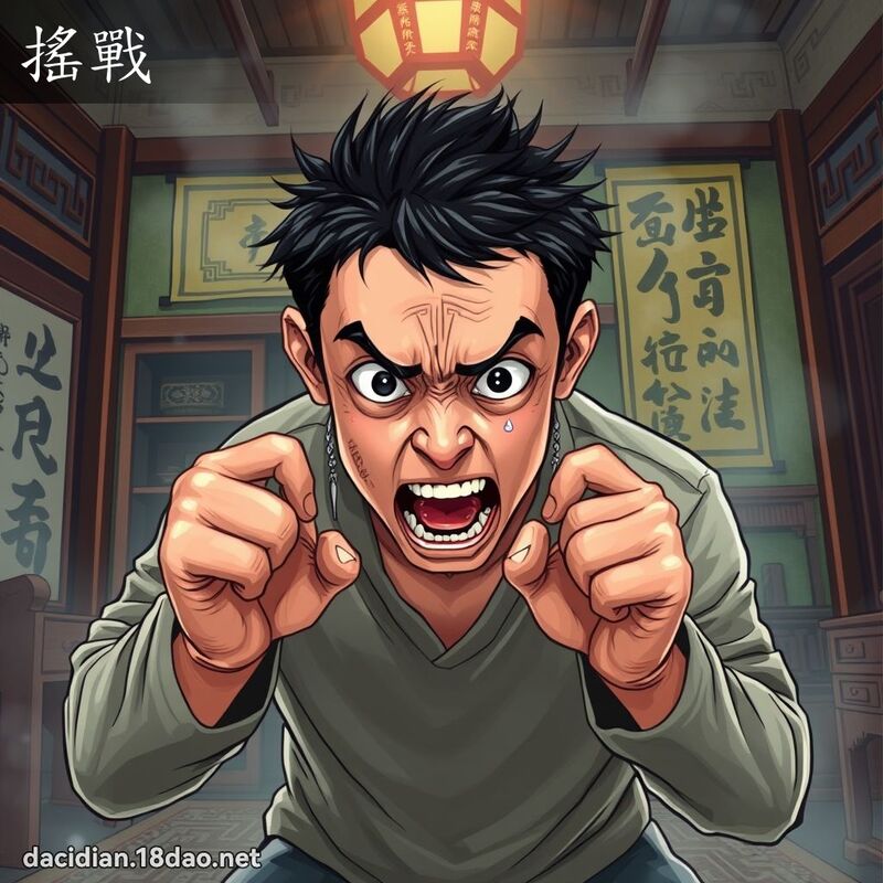 摇战 - 国语大辞典配图
