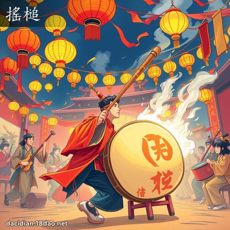 摇槌 - 国语大辞典配图