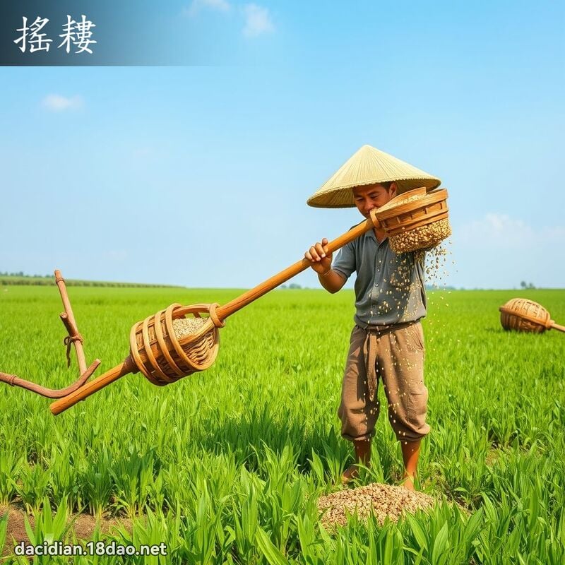 摇耬 - 国语大辞典配图