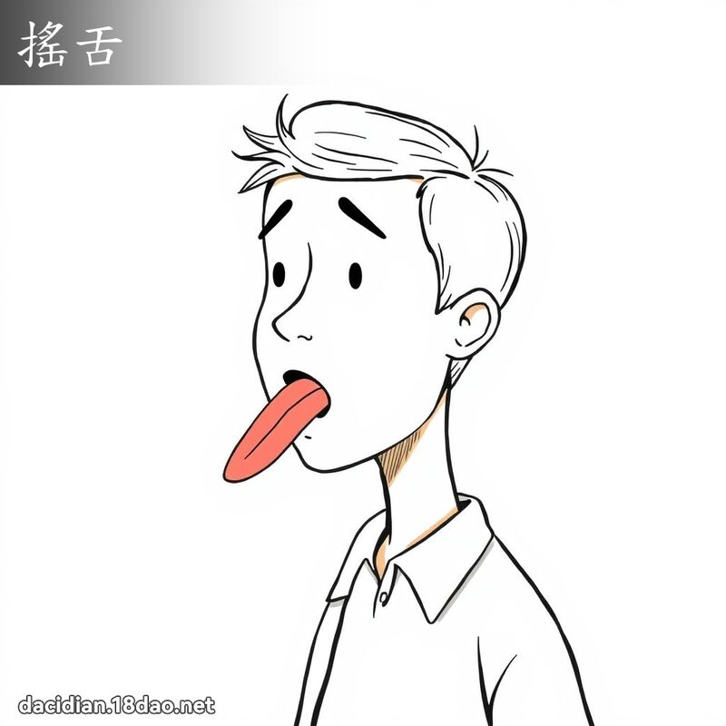 摇舌 - 国语大辞典配图