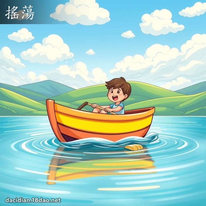 摇荡 - 国语大辞典配图
