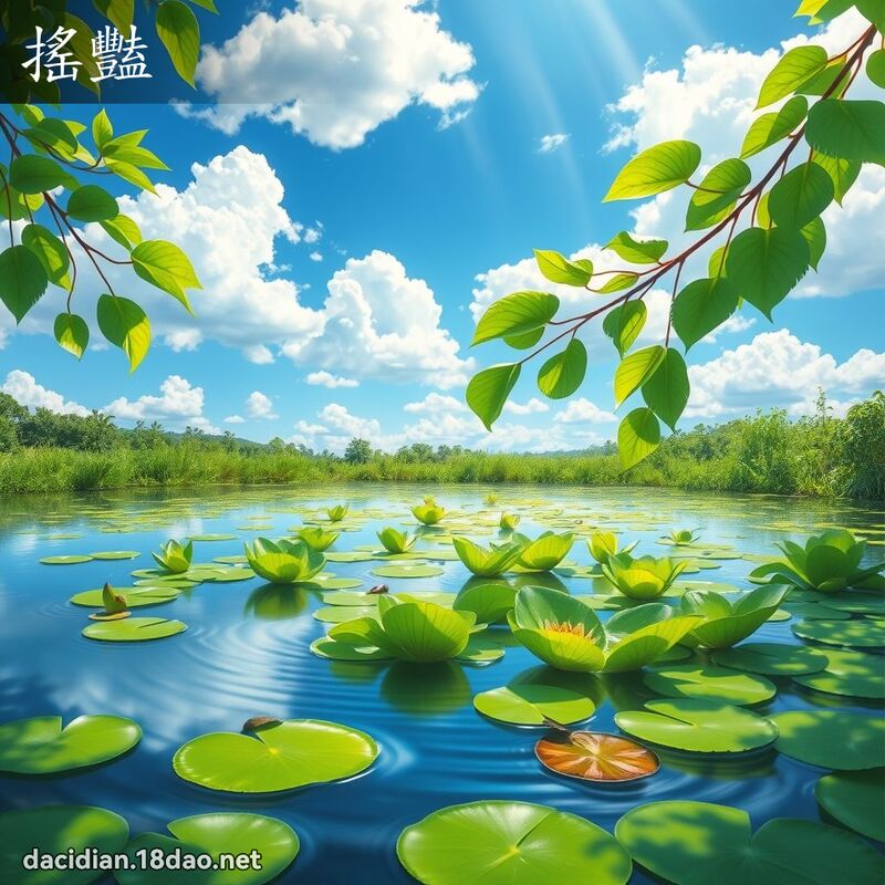 摇艳 - 国语大辞典配图