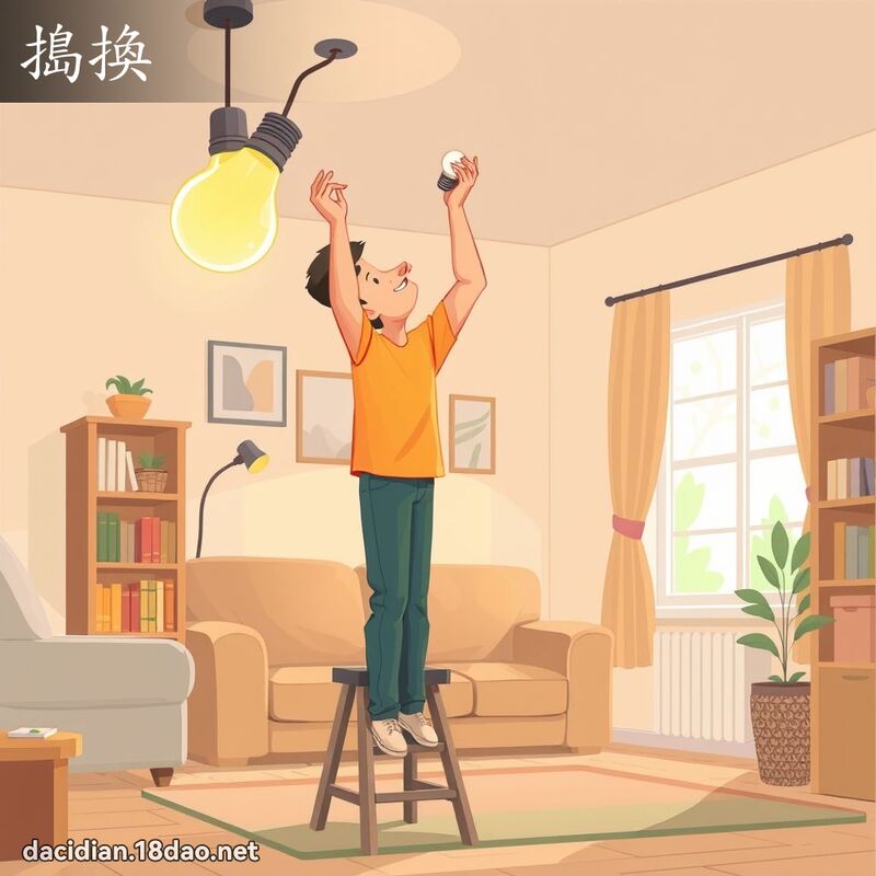 搗換 - 國語大辭典配圖
