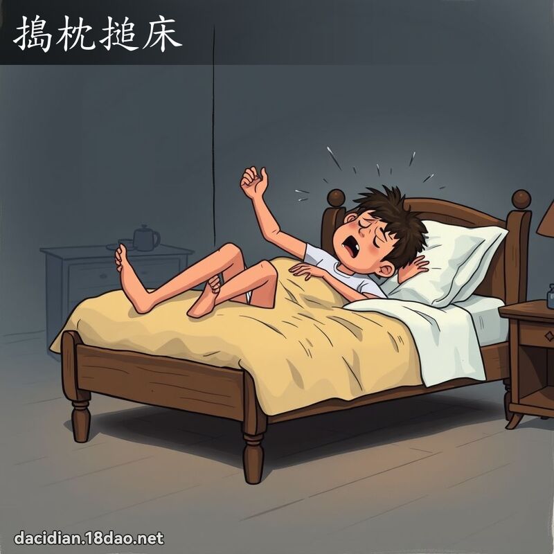 搗枕搥床 - 國語大辭典配圖