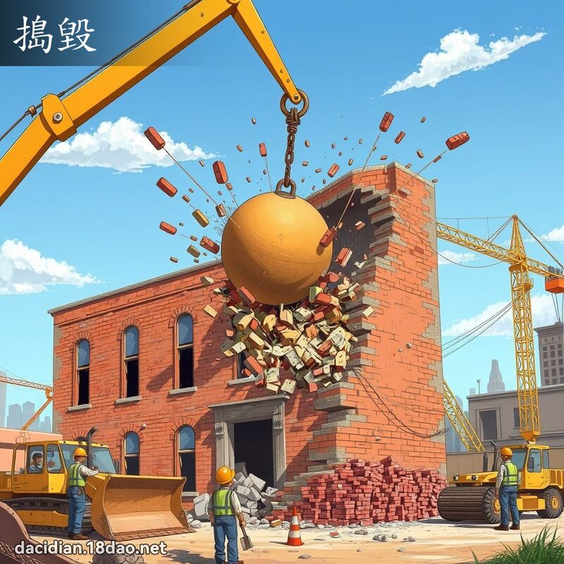 搗毀 - 國語大辭典配圖