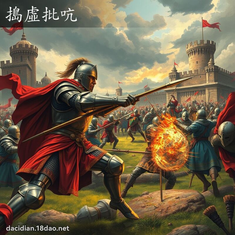 搗虛批吭 - 國語大辭典配圖