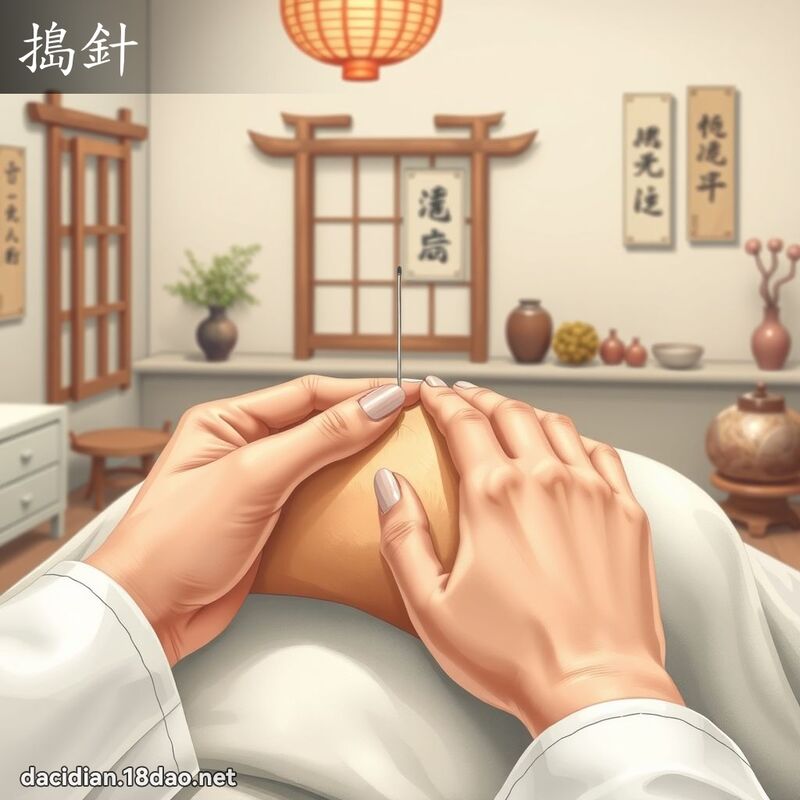 搗針 - 國語大辭典配圖