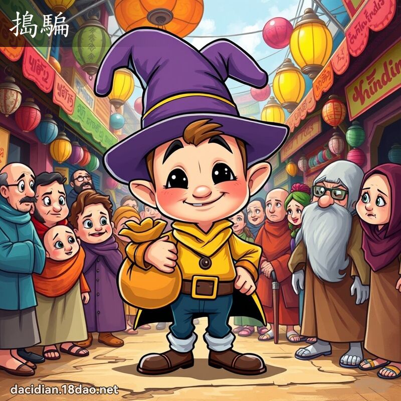 捣骗 - 国语大辞典配图