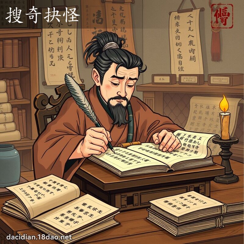 搜奇抉怪 - 国语大辞典配图