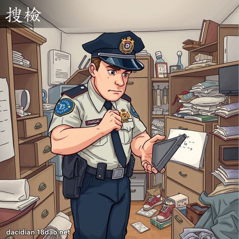 搜检 - 国语大辞典配图
