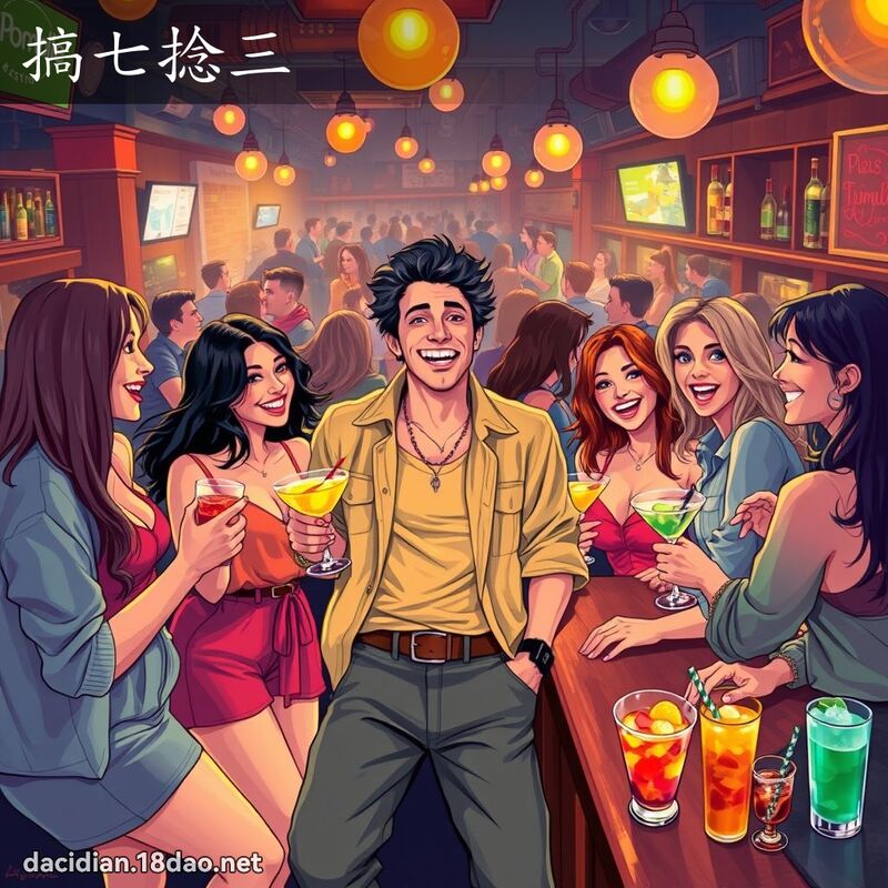 搞七捻三 - 国语大辞典配图