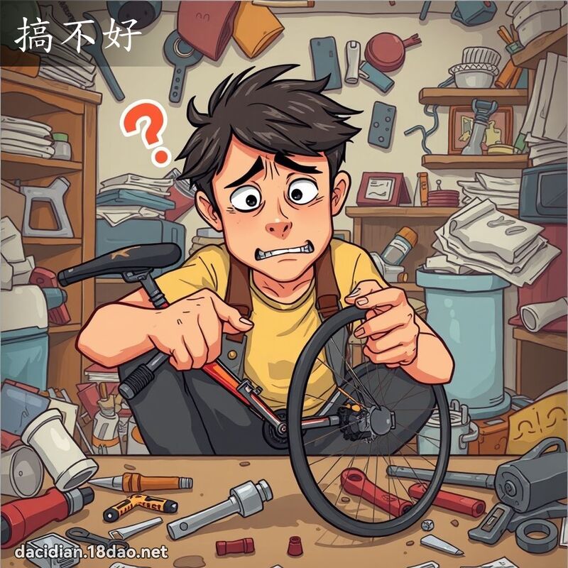 搞不好 - 国语大辞典配图