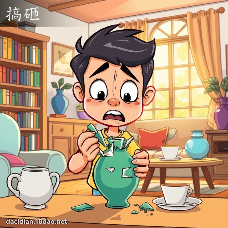 搞砸 - 國語大辭典配圖