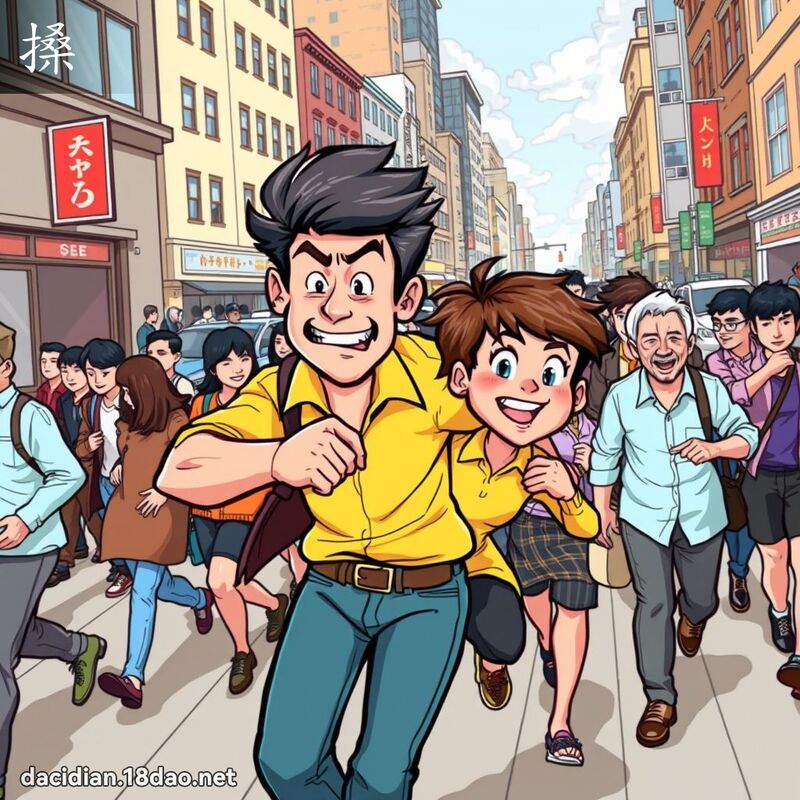 搡 - 国语大辞典配图