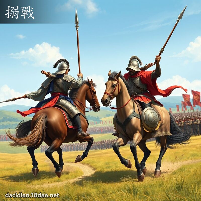 搦战 - 国语大辞典配图