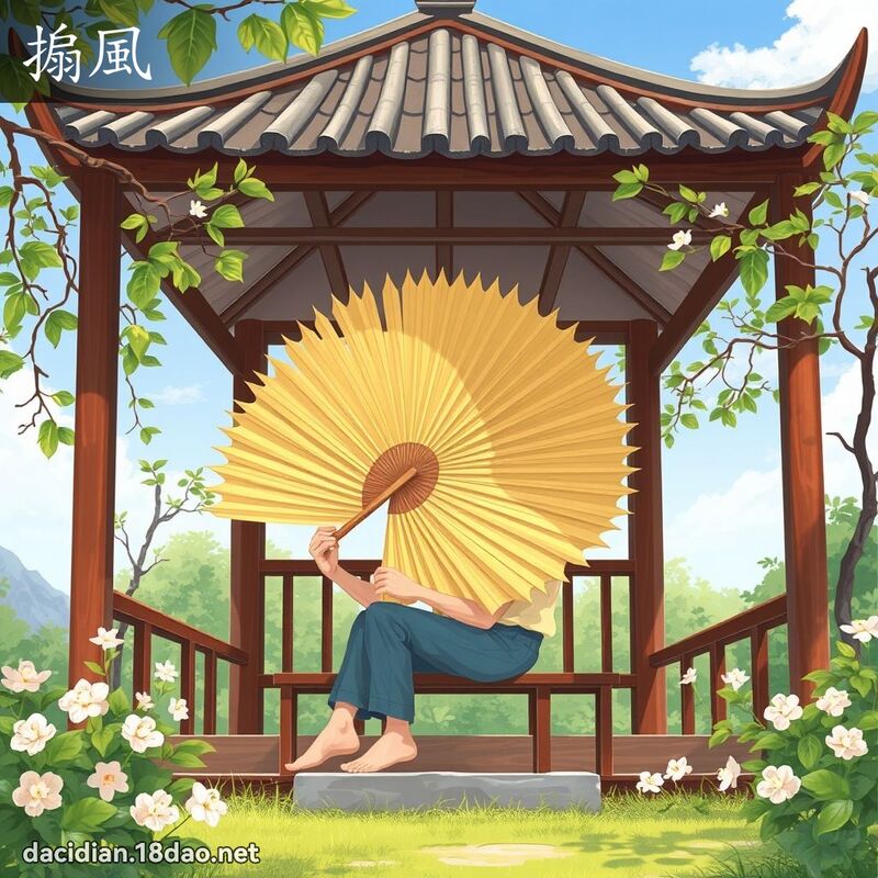 搧風 - 國語大辭典配圖