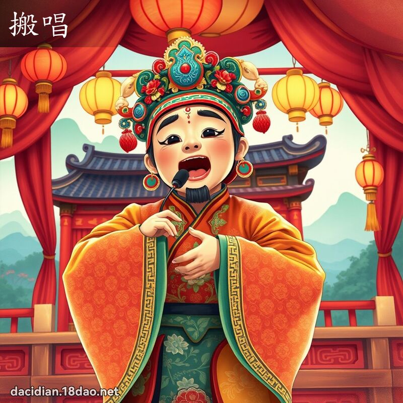 搬唱 - 國語大辭典配圖
