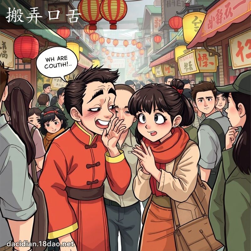 搬弄口舌 - 國語大辭典配圖