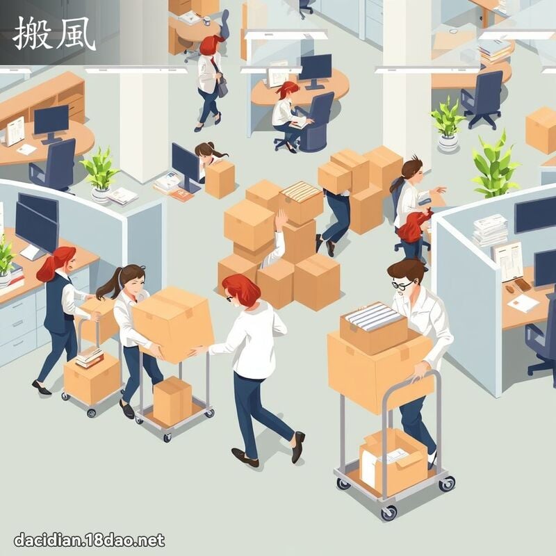 搬風 - 國語大辭典配圖