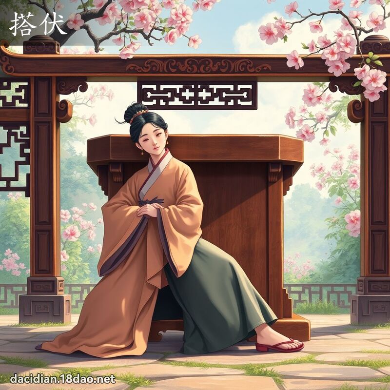 搭伏 - 國語大辭典配圖