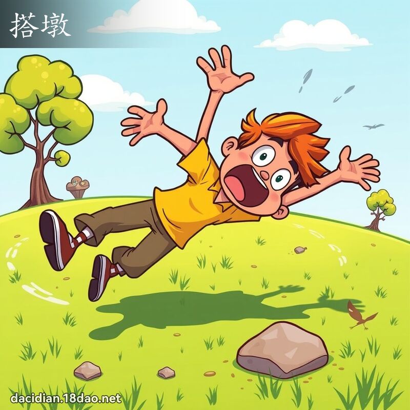 搭墩 - 國語大辭典配圖