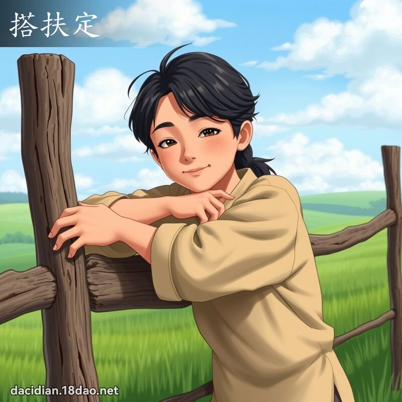搭扶定 - 国语大辞典配图