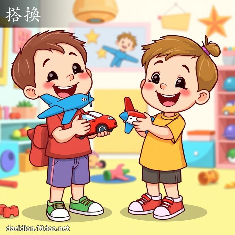 搭换 - 国语大辞典配图