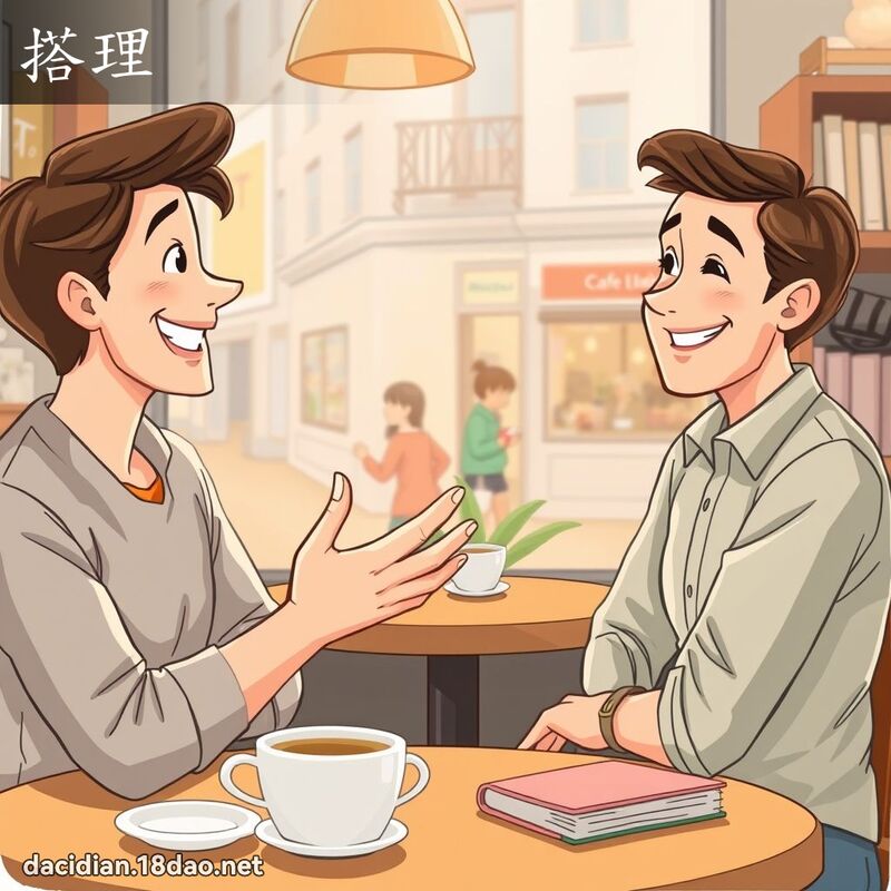 搭理 - 国语大辞典配图