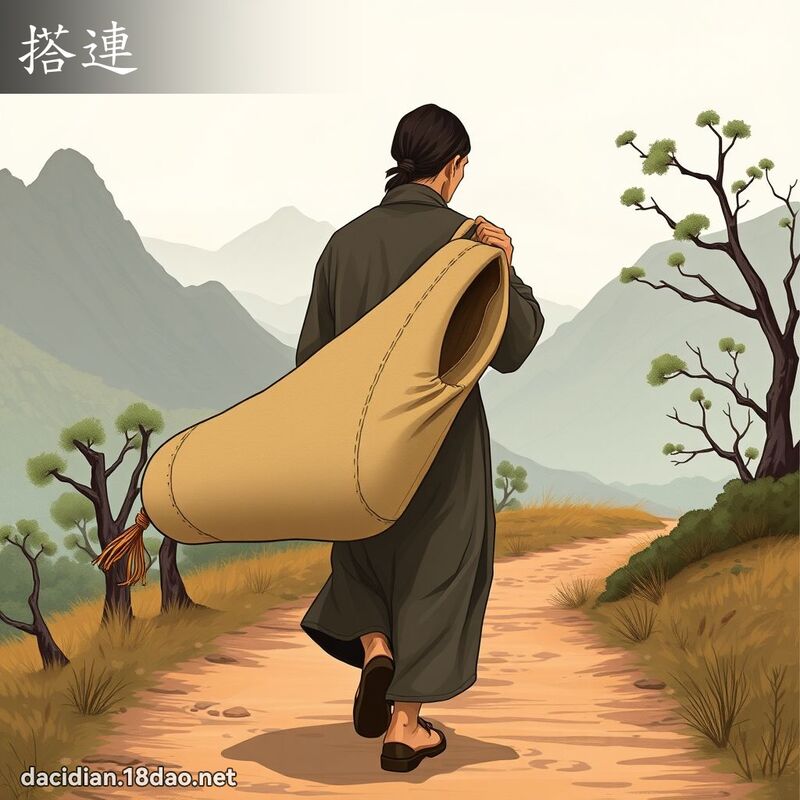 搭連 - 國語大辭典配圖