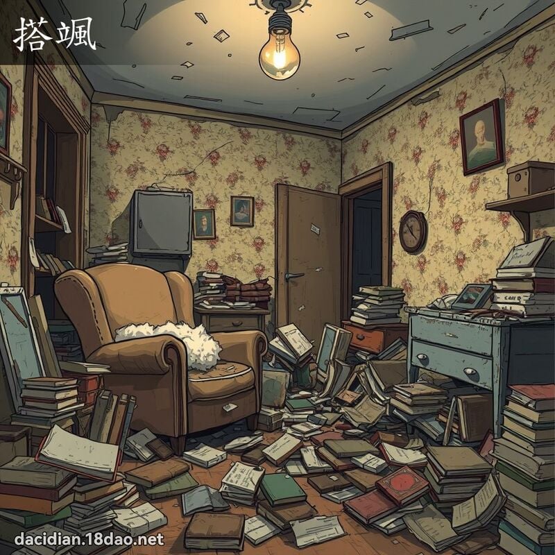搭颯 - 國語大辭典配圖