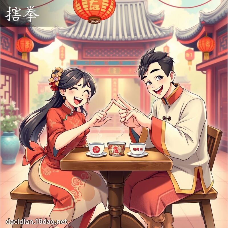 搳拳 - 國語大辭典配圖