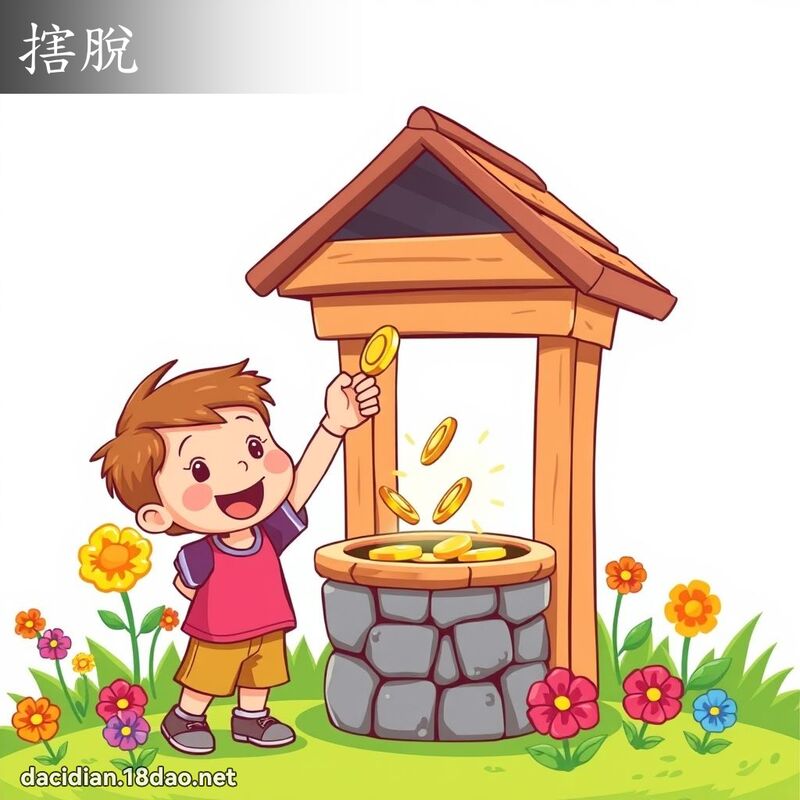 搳脫 - 國語大辭典配圖