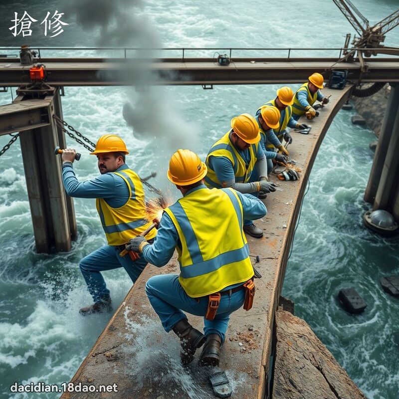 抢修 - 国语大辞典配图