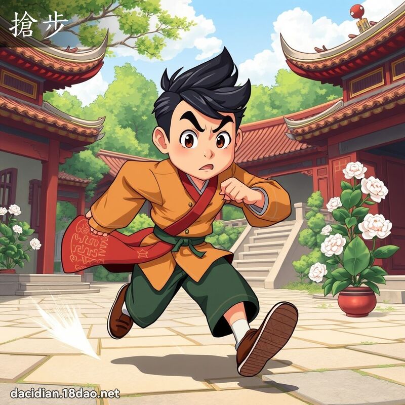 搶步 - 國語大辭典配圖