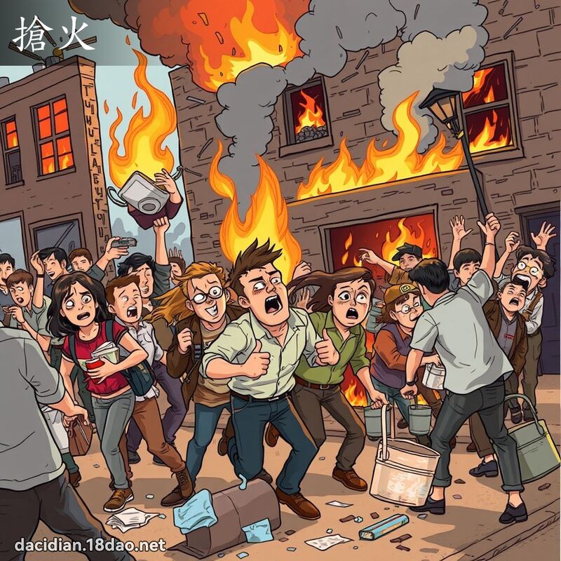抢火 - 国语大辞典配图