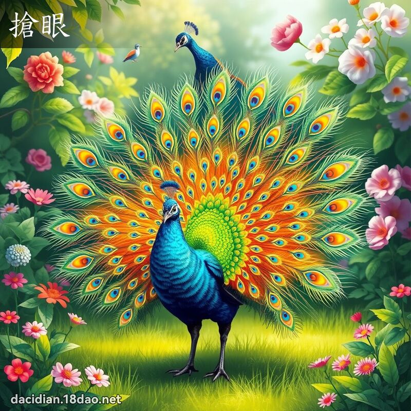 抢眼 - 国语大辞典配图