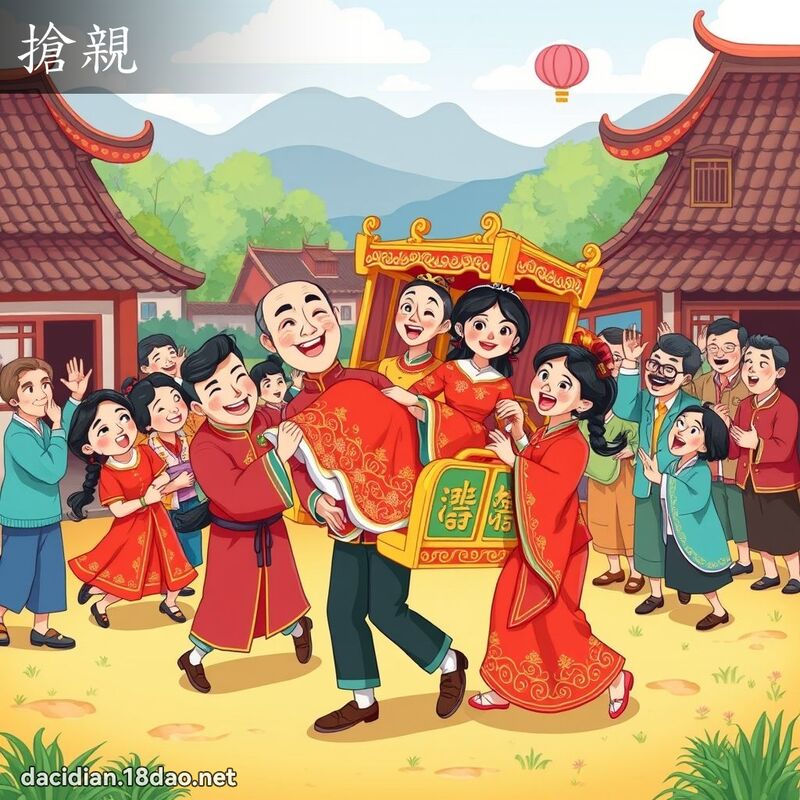 搶親 - 國語大辭典配圖