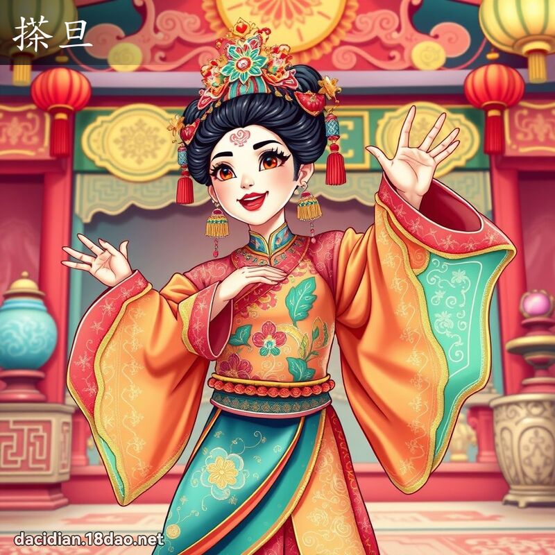 搽旦 - 国语大辞典配图