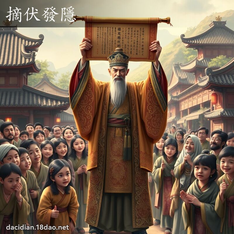摘伏發隱 - 國語大辭典配圖