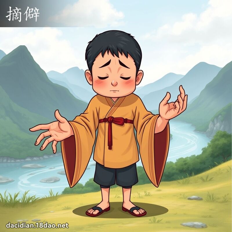 摘僻 - 国语大辞典配图
