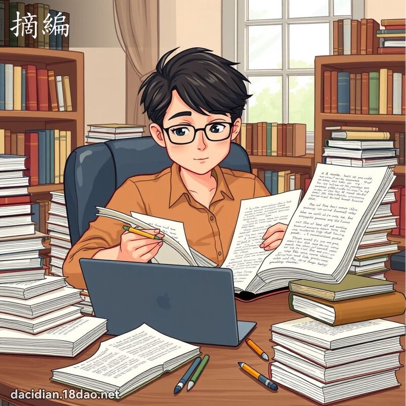 摘編 - 國語大辭典配圖