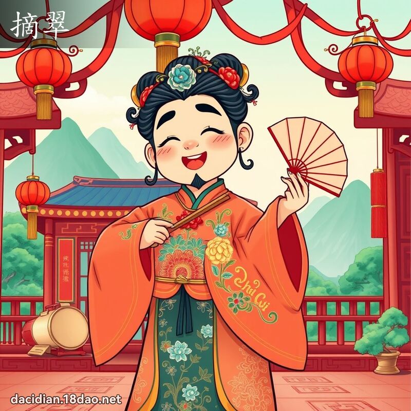 摘翠 - 国语大辞典配图