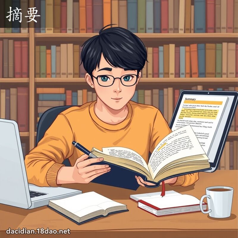 摘要 - 國語大辭典配圖