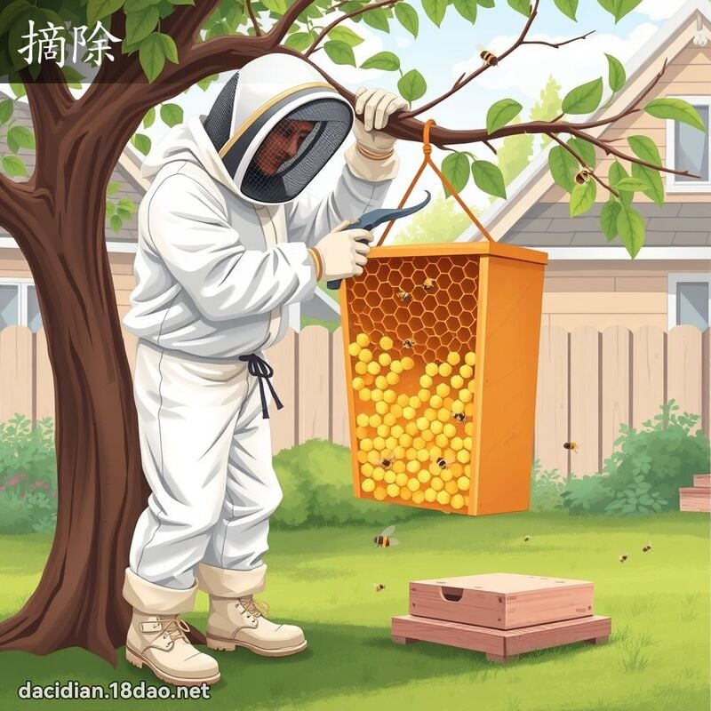摘除 - 國語大辭典配圖