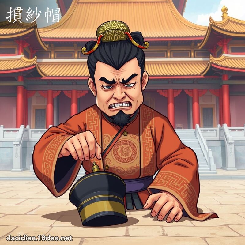 摜纱帽 - 国语大辞典配图