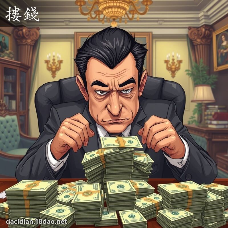 搂钱 - 国语大辞典配图