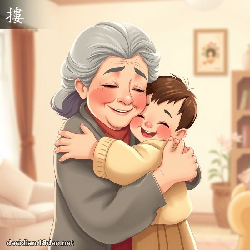 漢字: 摟 (多音字)