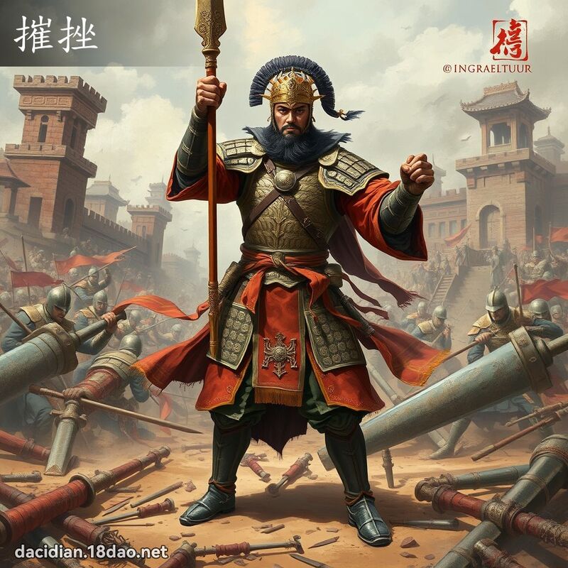 摧挫 - 國語大辭典配圖