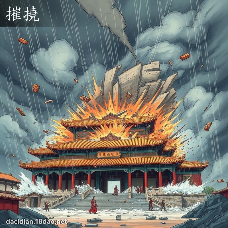 摧撓 - 國語大辭典配圖