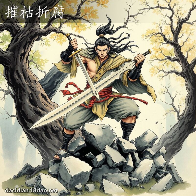 摧枯折腐 - 國語大辭典配圖